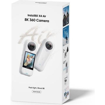 Insta360 X4 Air Beyaz Aksiyon Kamera + Essential Kit