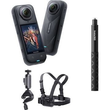 Insta360 X5 Siyah Aksiyon Kamerası - Bisiklet Kiti