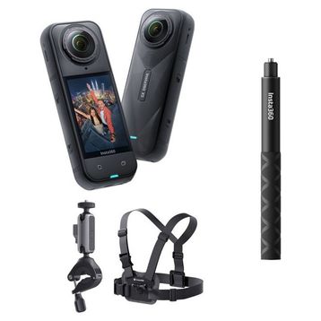 Insta360 X5 Siyah Aksiyon Kamerası - Bisiklet Kiti