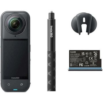 Insta360 X5 Siyah Aksiyon Kamerası - Essentials Kit