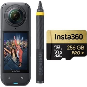 Insta360 X5 Siyah Aksiyon Kamerası - Kit
