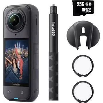 Insta360 X5 Siyah Aksiyon Kamerası - Kit