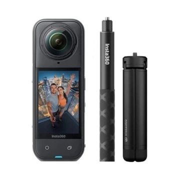 Insta360 X5 Siyah Aksiyon Kamerası - Sanal Tur Kiti
