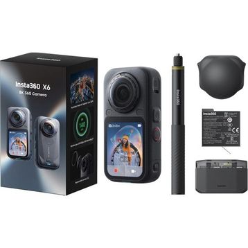 Insta360 X6 Siyah Aksiyon Kamera - Essential Kit