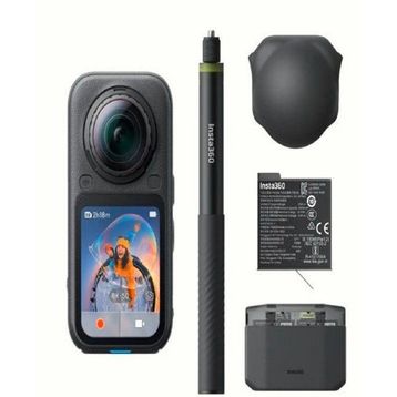 Insta360 X6 Siyah Aksiyon Kamera - Essential Kit