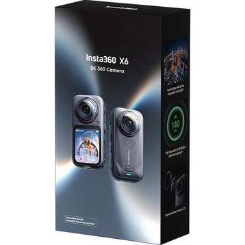 Insta360 X6 Siyah Aksiyon Kamera - Essential Kit