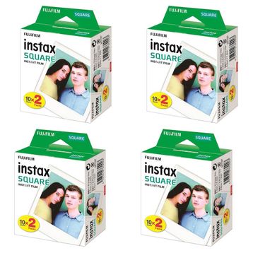 Instax HBCV00000SLONT Kare-Square 20'li Film 4'lü Set 80 Poz