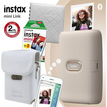 Instax mini Link Bej Akıllı Telefon Yazıcısı
