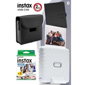 Instax Wide Link 1 Beyaz Akıllı Telefon Yazıcısı ve Hediye Seti