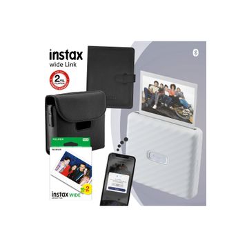 Instax Wide Link 1 Beyaz Akıllı Telefon Yazıcısı ve Hediye Seti
