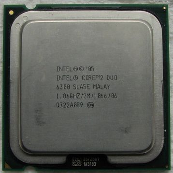 Intel Core 2 Duo E6300 1.86 GHz Çift Çekirdekli 775Pin İşlemci