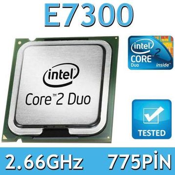 Intel Core 2 Duo E7300 2.66 GHz 2 Çekirdekli 775Pin İşlemci