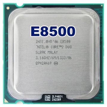 Intel Core 2 Duo E8500 3.16 GHz Çift Çekirdekli 775Pin İşlemci