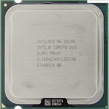 Intel Core 2 Duo E8500 3.16 GHz Çift Çekirdekli 775Pin İşlemci