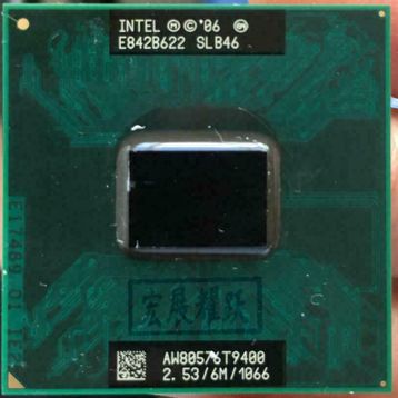 Intel Core 2 Duo T9400 2.50 GHz Çift Çekirdekli 478Pin İşlemci