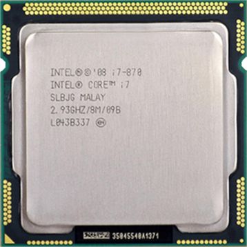 Intel Core i7 870 2.93 GHz 4 Çekirdekli İşlemci