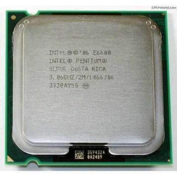 Intel Pentium E6600 3.06 GHz Çift Çekirdekli İşlemci