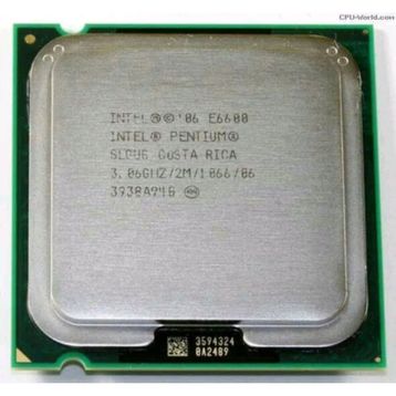 Intel Pentium E6600 3.06 GHz Çift Çekirdekli İşlemci