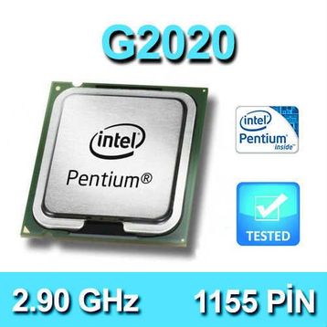 Intel Pentium G2020 2.90 GHz Çift Çekirdekli 1155Pin İşlemci
