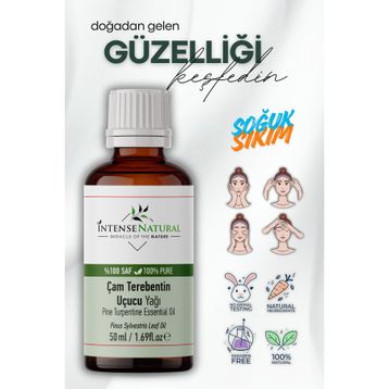 Intense Natural 50 ml Çam Terebentin Uçucu Yağı
