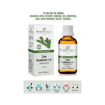 Intense Natural 50 ml Çam Terebentin Uçucu Yağı
