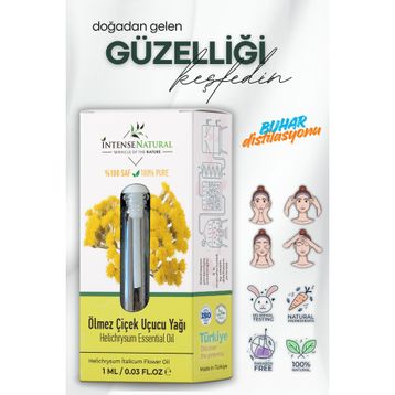 Intense Natural Ölmez Çiçek 1 ml Uçucu Yağı