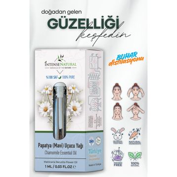Intense Natural Papatya Mavi 1 ml Uçucu Yağı