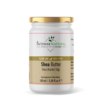 Intense Natural Shea Butter Soğuk Sıkım 100 ml Doğal Karite Yağı