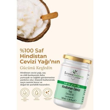 Intense Natural Soğuk Sıkım 100 ml Hindistan Cevizi Yağı