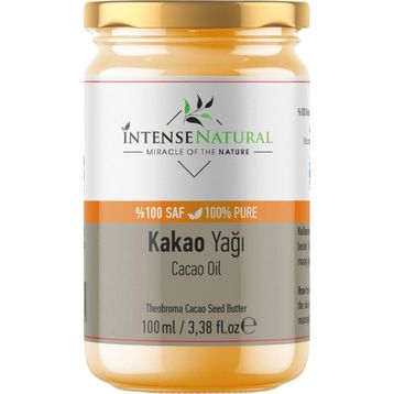Intense Natural Soğuk Sıkım 100 ml Kakao Çekirdeği Yağı