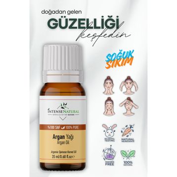 Intense Natural Soğuk Sıkım 20 ml Argan Yağı