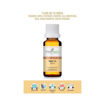Intense Natural Soğuk Sıkım 20 ml Argan Yağı