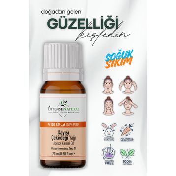 Intense Natural Soğuk Sıkım 20 ml Kayısı Çekirdeği Yağı