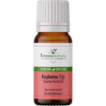 Intense Natural Soğuk Sıkım 20 ml Kuşburnu Çekirdeği Yağı
