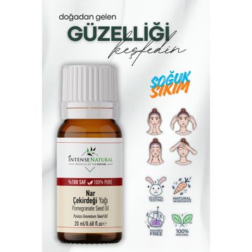 Intense Natural Soğuk Sıkım 20 ml Nar Çekirdeği Yağı