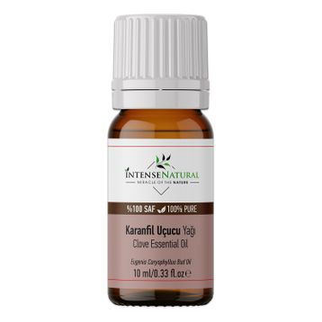 Intense Natural Su Buharı Distilasyonu 10 ml Esansiyel Karanfil Uçucu Yağı