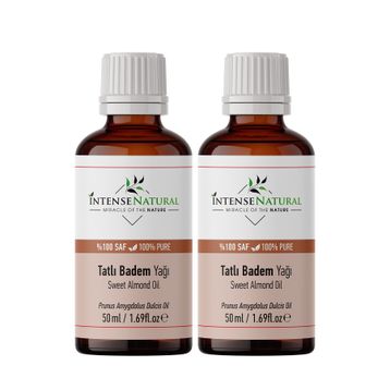 Intense Natural Sweet Almond Oil Tatlı 50 ml Soğuk Sıkım Badem Yağı