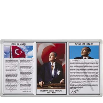 İnter INT-750-5L 50 x 100 Lamine Atatürk Çerçevesi