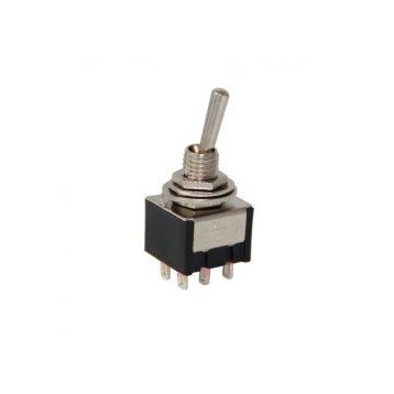 İntercom IC146 6P Yaylı On-Off 32x13x7 mm Toggle Switch