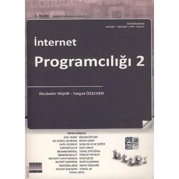 İNTERNET PROGRAMCILIĞI 2 - EBUBEKIR YAŞAR;TURGUT ÖZSEVEN