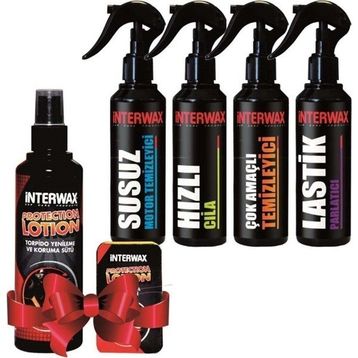 İnterwax 4x230 ml Oto Bakım Seti