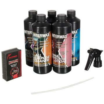 İnterwax 5x500 ml Oto Bakım Seti