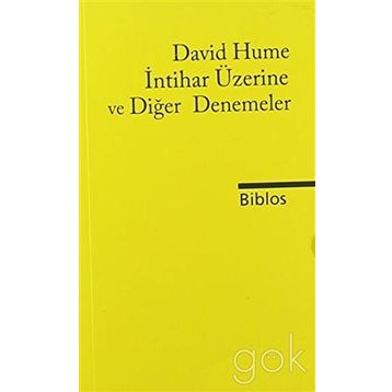İntihar Üzerine Ve Diğer Denemeler - David Hume