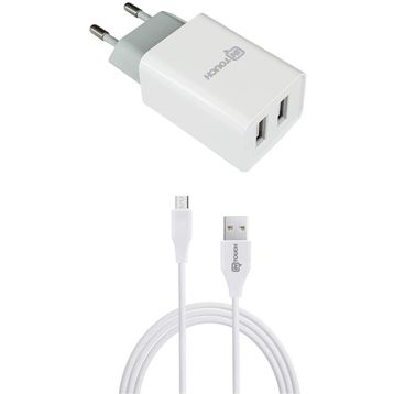 Intouch Beyaz Micro USB Data ve Şarj Kablosu