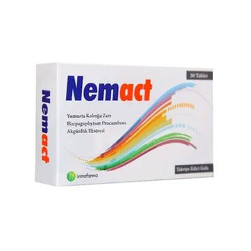 İntrafarma Nemact Yumurta Kabuğu Zarı 30 Tablet