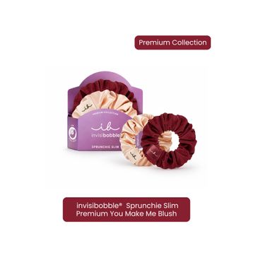 Invisibobble Sprunchie Slim Premium You Make Me Blush 2'li Saç Tokası