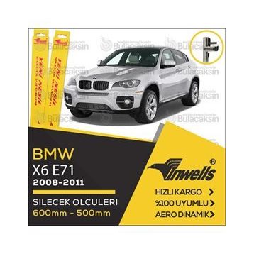 Inwells 2008-2011 Bmw X6 E71 Muz Silecek Takımı