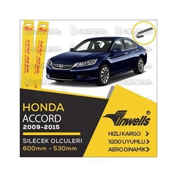 Inwells 2009-2015 Honda Accord Muz Silecek Takımı