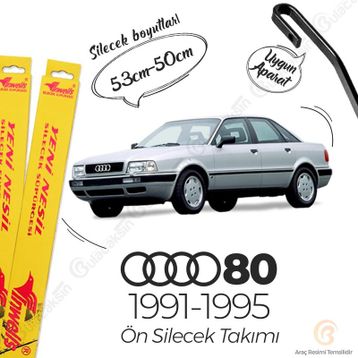 Inwells Audi 80 1991-1995 Muz Silecek Takımı