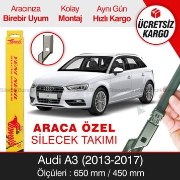 Inwells Audi A3 2013 2017 Ön Muz Silecek Takımı